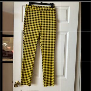 Cutest yellow and black check pants